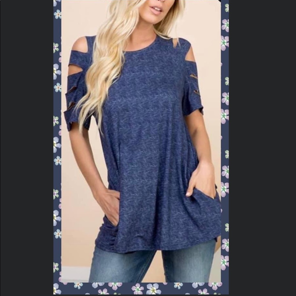 Cut Out Edgy Trendy Tunic Date Night Concert Club